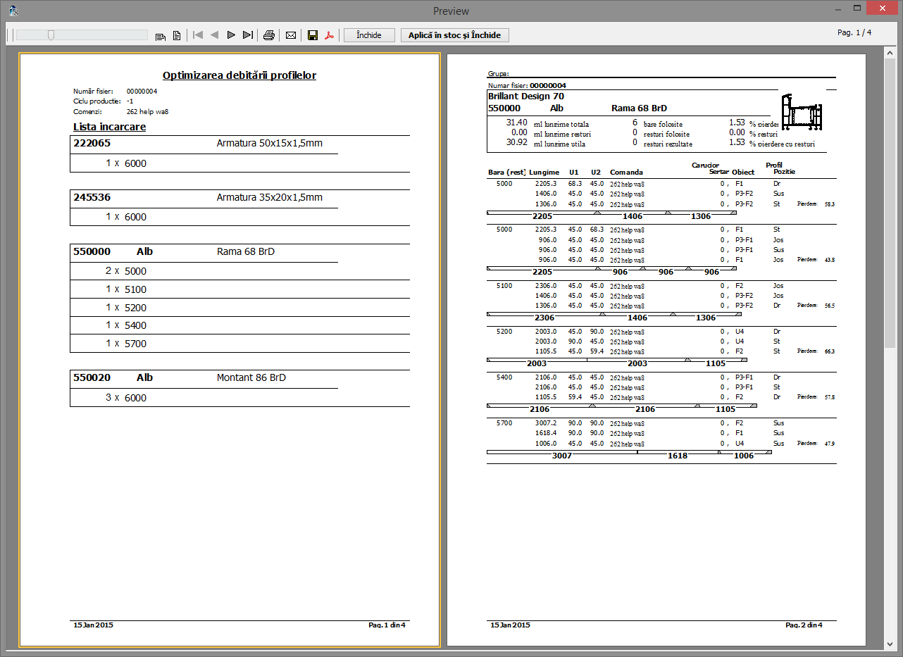 documente optimizare lista profile