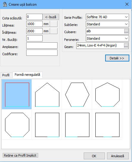 bu forma neregulata usa balcon