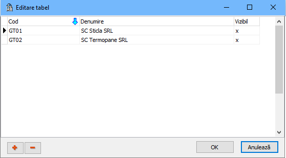 setari liste furnizori termopan