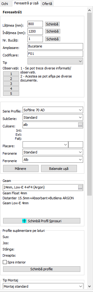 vizibil fereastra si usa