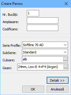 bu creeare panou
