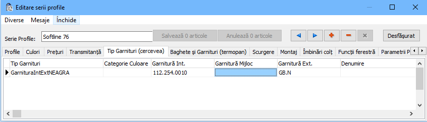 tip garnituri
