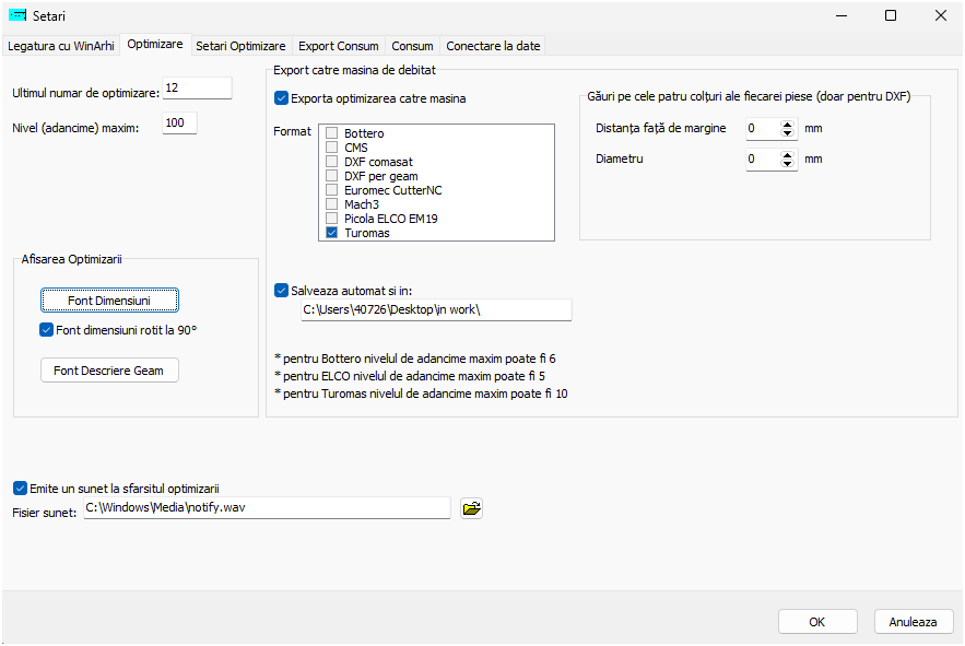 WinGlass_Setari_Optimizare